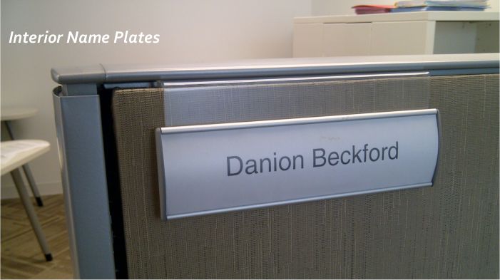 Interior Name Plates