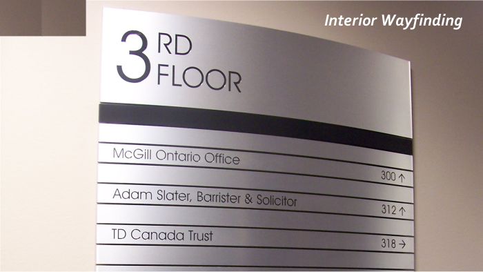 Interior Wayfinding